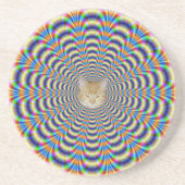 Onderzetter Psychedelic Ringed Pulse (Voorkant)