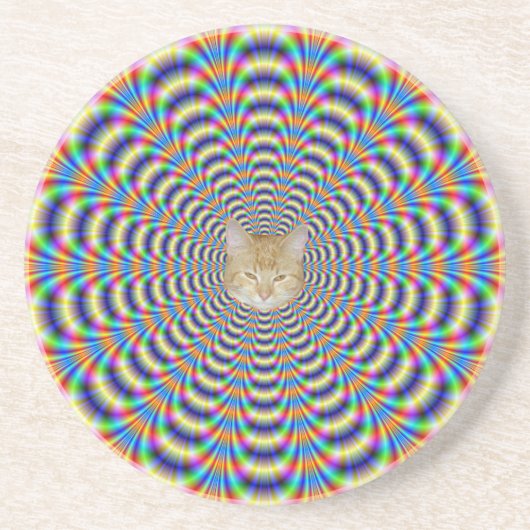 Onderzetter Psychedelic Ringed Pulse (Voorkant)