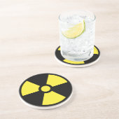 Onderzetter radioactief symbool (Zijkant)