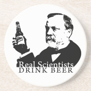 Onderzetter - Real Scientists Drink Beer