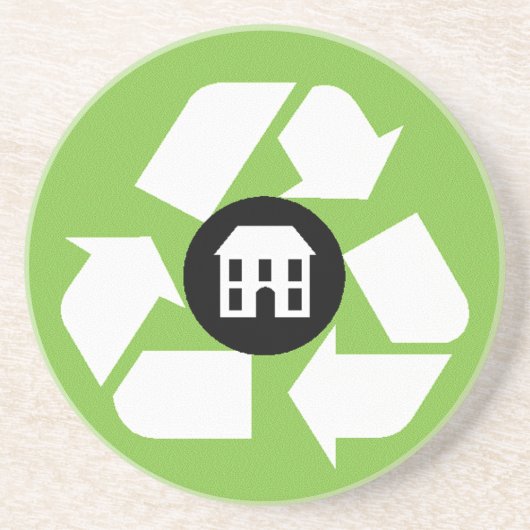 Onderzetter - Recyclen gebouwen (Voorkant)