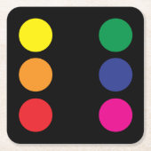 Onderzetter regenboogstaarten (Voorkant)