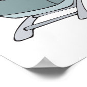 onderzetter rhino poster (Hoek)