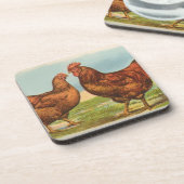 Onderzetter "Rhode Island Red Chicken" (Linkerzijde)