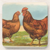 Onderzetter "Rhode Island Red Chicken" (Voorkant)