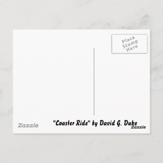 Onderzetter Ride Briefkaart (Achterkant)