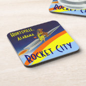 Onderzetter  Rocket City Huntsville Alabama AL (Linkerzijde)