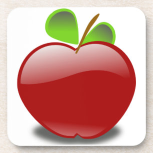 Onderzetter rode appel kurk