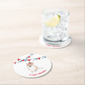 Onderzetter rond Royal Corgi-rond (Insitu)