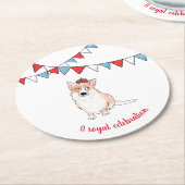 Onderzetter rond Royal Corgi-rond (Gebogen)