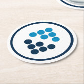 Onderzetter - Ronde - kartonnen doos (Gebogen)