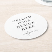 Onderzetter rondom papier (Gebogen)