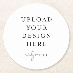 Onderzetter rondom papier