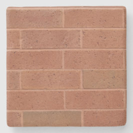 Onderzetter Rood Brick Texture Square