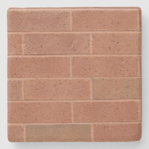 Onderzetter Rood Brick Texture Square
