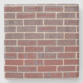 Onderzetter Rood Brick Wall Square (Voorkant)