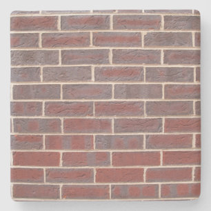 Onderzetter Rood Brick Wall Square
