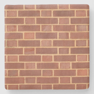 Onderzetter Rood Brick Wall Square