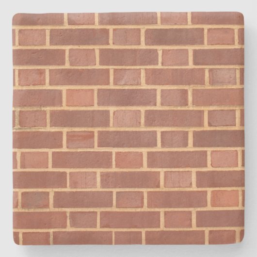Onderzetter Rood Brick Wall Square (Voorkant)