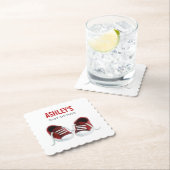 Onderzetter rood Sneakers, Onderzetter papier (Insitu)