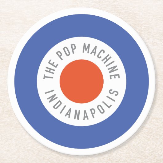 Onderzetter Roundel Party (Voorkant)