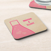 Onderzetter roze (Linkerzijde)