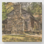 ONDERZETTER SANDSTONE LOG CABIN (Voorkant)