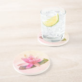 ONDERZETTER SANDSTONE : PINK LOTUS (Zijkant)