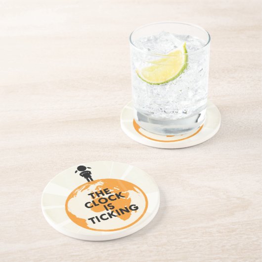 Onderzetter - Schopende klok (Zijkant)