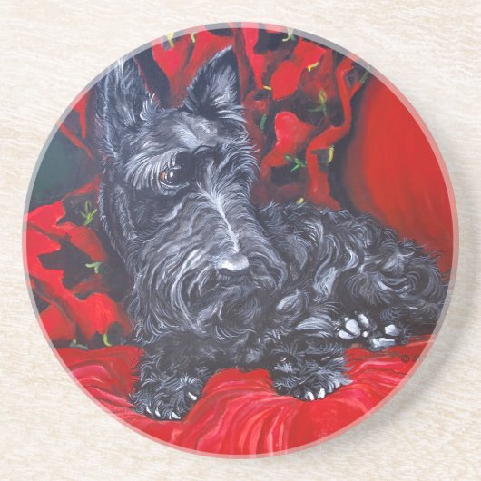 Onderzetter Schotse Terrier (Voorkant)