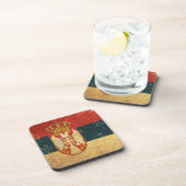 Onderzetter Servië-vlag (Rechterzijde)