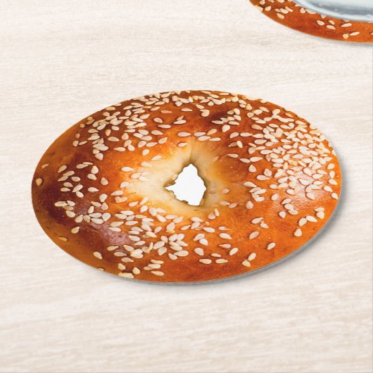 Onderzetter Sesame Bagel Paper (Gebogen)