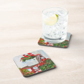 Onderzetter Set 6 Cork Backed Summer Geraniums (Rechterzijde)