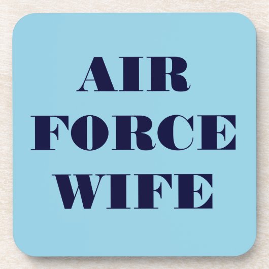 Onderzetter Set Air Force Wife (Voorkant)