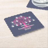 Onderzetter Set Family Reunion Souvenir (Gebogen)