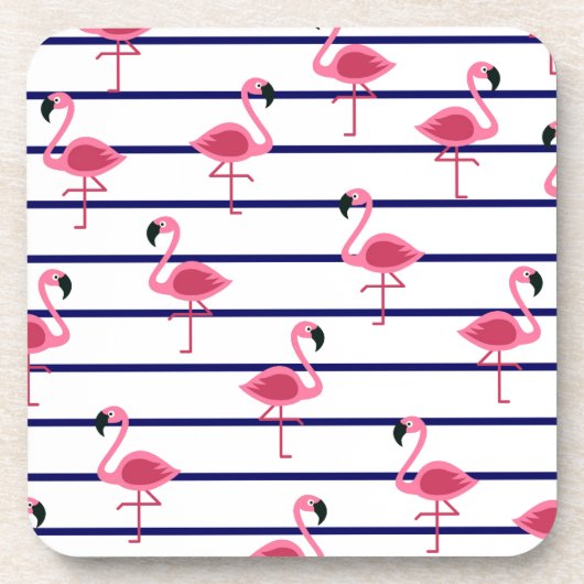 Onderzetter Set-Flamingo (Voorkant)