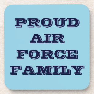 Onderzetter Set Proud Air Force Familie