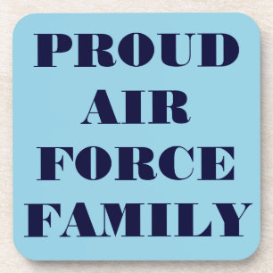 Onderzetter Set Proud Air Force Familie
