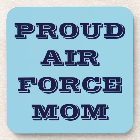 Onderzetter Set Proud Air Force Mam (Voorkant)