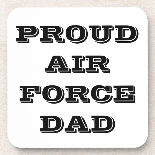 Onderzetter Set Proud Air Force Pap (Voorkant)