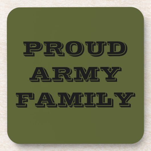 Onderzetter Set Proud Army (Voorkant)
