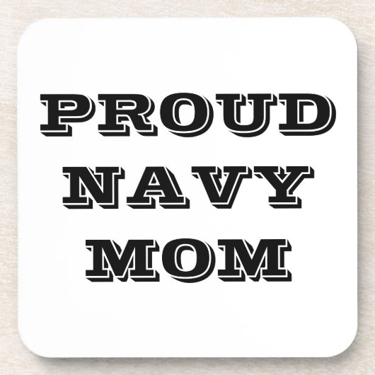 Onderzetter Set Proud Navy Mam (Voorkant)