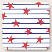 Onderzetter Set - Rode Starvis (Voorkant)