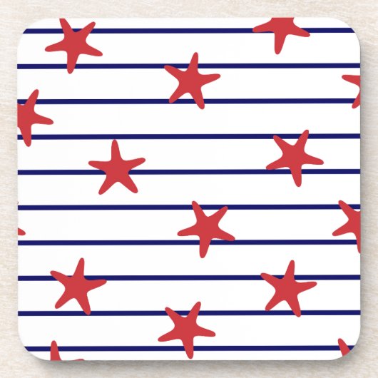 Onderzetter Set - Rode Starvis (Voorkant)