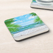 Onderzetter Set-Tropische Ocean Scene (Linkerzijde)