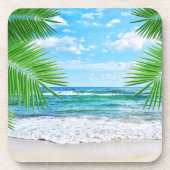 Onderzetter Set-Tropische Ocean Scene (Voorkant)