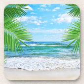 Onderzetter Set-Tropische Ocean Scene (Voorkant)