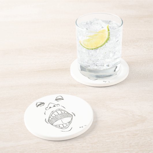 onderzetter "Shout" (Zijkant)