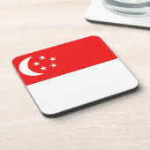 Onderzetter Singapore-vlag (Linkerzijde)