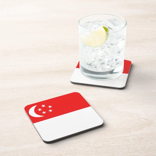 Onderzetter Singapore-vlag (Rechterzijde)